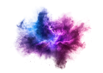 Abstract nebula, vibrant colors, swirling textures