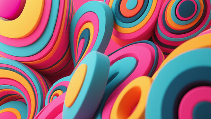 Colorful Abstract Wall Art Enhances Hospital Interior Decor and Atmosphere