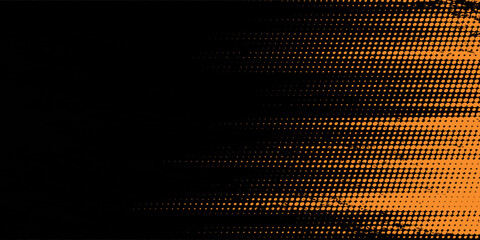 Obraz premium orange black brush Car sticker wrap pattern banner abstract sporty lines black orange color combination grunge brush modern pattern racing motorsport vector design.