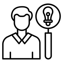Obraz premium Research Icon