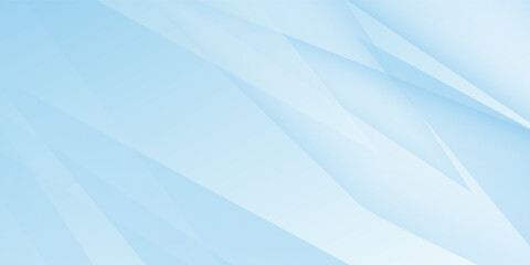 Light blue abstract background vector illustration with triangle geometric shapes and copy space.