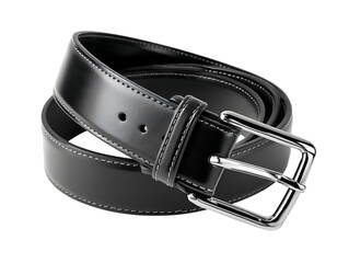 Classic Black and White Belt on Display