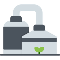 Biogas Plant Icon
