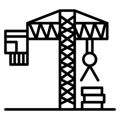 Construction Crane Icon
