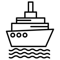 Cruise Ship Icon