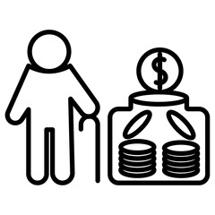 Retirement Savings Icon