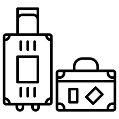 Fototapeta premium Travel Suitcase Icon