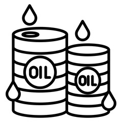 Oil Barrel Icon