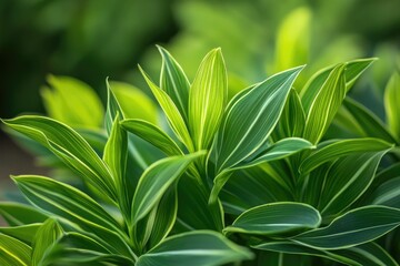 Close-up of vibrant green foliage