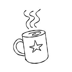 Vector illustration of a mug