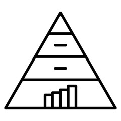 Pyramid Chart Icon