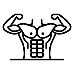 Chest Muscle Icon