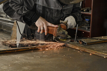 Manufacturing industry plant factory welding turner milling machine operator welder girl woman...