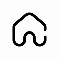 house icon vector sign