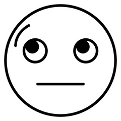 Face with Rolling Eyes Icon