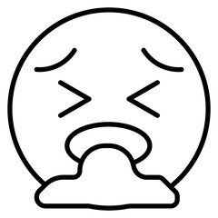 Face Vomiting Icon