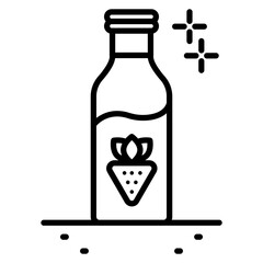 Strawberry Milk Icon