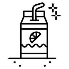 Juice Box Icon