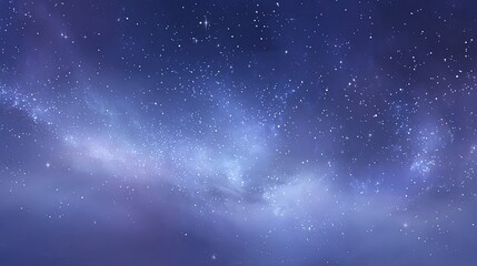 Obraz premium Beautiful clear night sky filled with countless shining stars and cosmic dust.