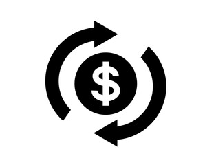 money icon 21 :  dollar, symbol,icon, currency , button, symbol, sign, cash, arrow, finance, 