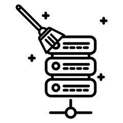 Data Cleansing Icon