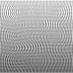 abstract vertical lines wave dot pattern design