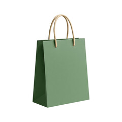 GreenPaper Shopping Bag Mockup  Minimalist Branding