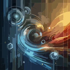 Vector User Interface – Soft Glass Look