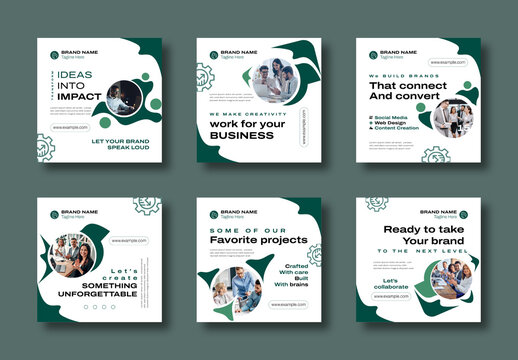 Modern Business Social Media Post Templates