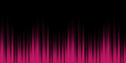 Stipple pattern, red dotted geometric background. Stippling, dotwork drawing, shading using dots. Pixel disintegration, random halftone effect.