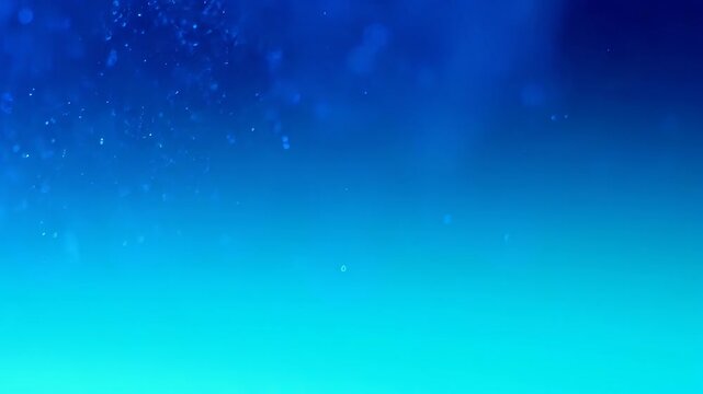 Blue Gradient Background Sparkling Particles Shimmering Dust Overlay Cinematic Teal Aqua Abstract Animation Loop Seamless Motion Graphics V F X Element Broadcast Television Commercial Project Promo