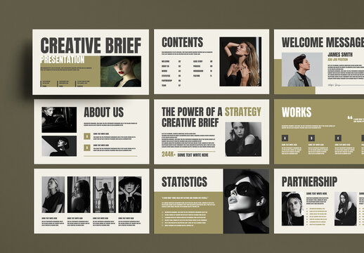 Strategic Creative Brief Presentation Template
