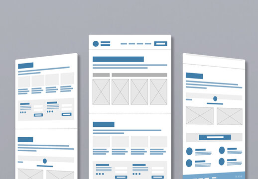 Wireframe Design Ideas for Landing Pages