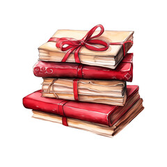  Vintage stack of old books