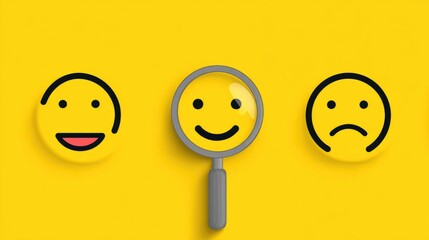 Emotion Analysis with Happy Face Icon