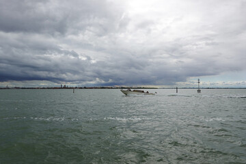 Venetian lagoon, enclosed bay of the Adriatic Sea, Venice, Italy