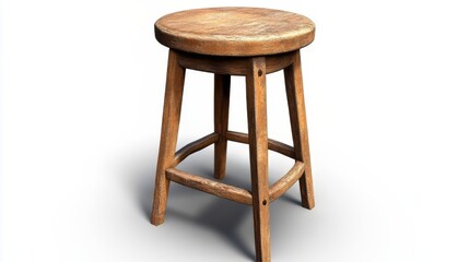 Tall stool furniture cutout, PNG format