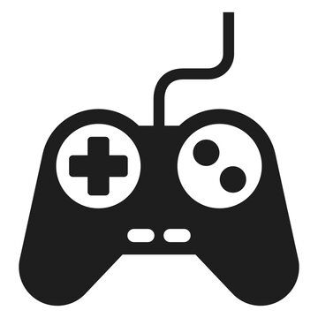 Icono silueta de control de videojuegos