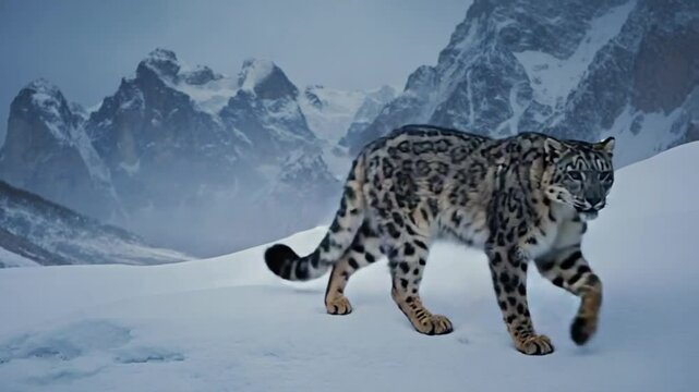 Snow leopard.