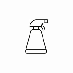 cleaning spray bottle icon sign vector