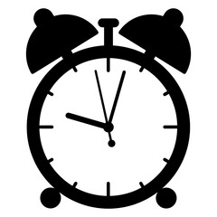 Icono reloj despertador antiguo 