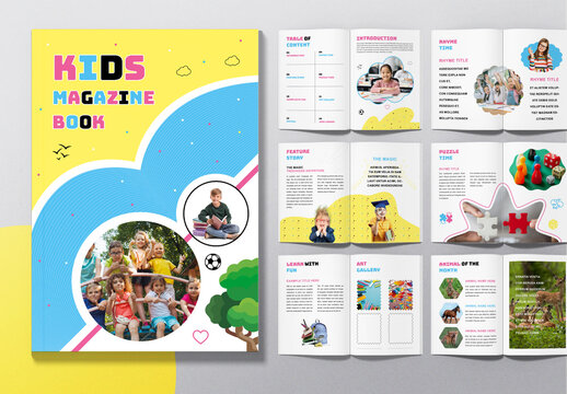 Kids Magazine Layout