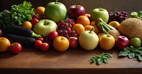 fresh fruits and vegetables