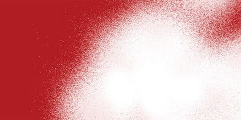 Digital grunge texture featuring white cloud on red background

