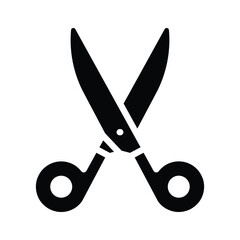 Easy to use glyph style icon of tailor scissors