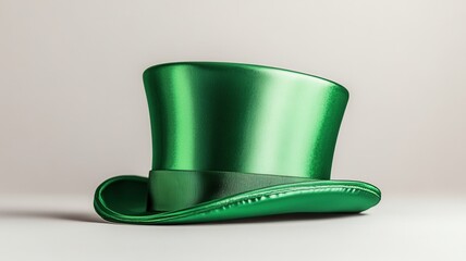 Green top hat symbolizing saint patrick's day revelry, embodying festive cultural spirit and irish inspired jubilation