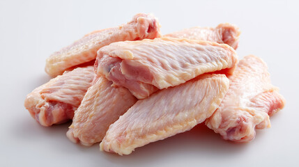 Raw Chicken Wings Ready for Cooking Preparation