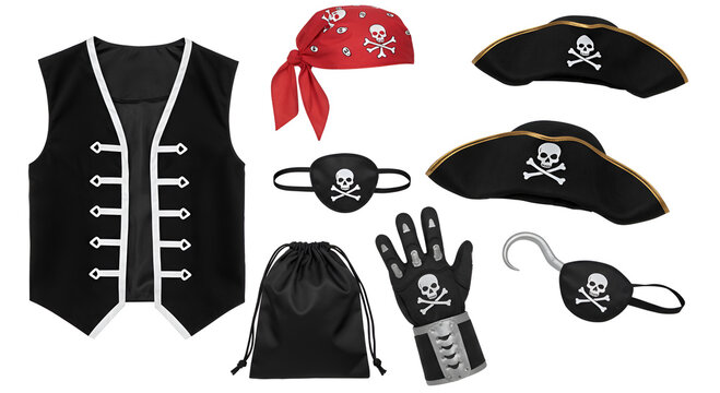 Awesome Pirate Costume Set Accessories for Kids Imaginative Playtime Fun