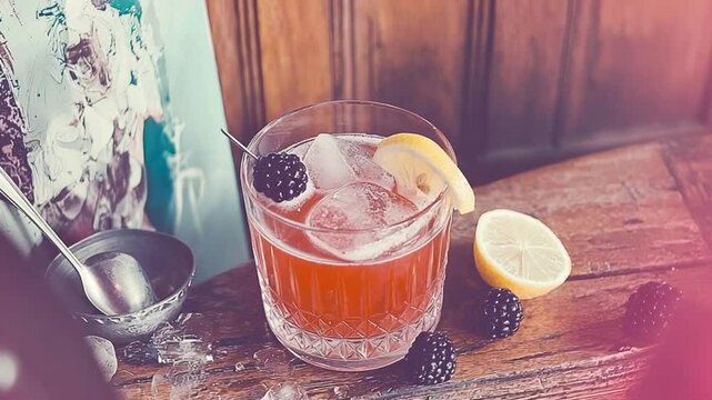 bramble traditional cocktail video