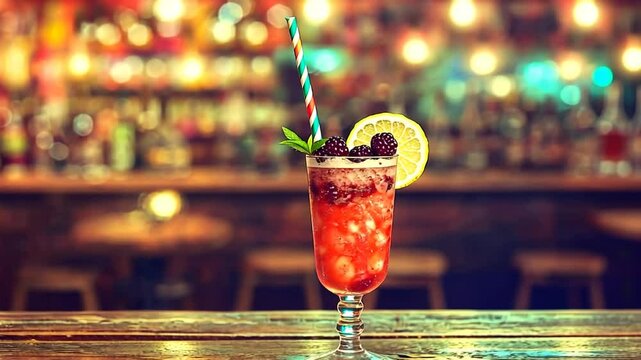 bramble traditional cocktail video